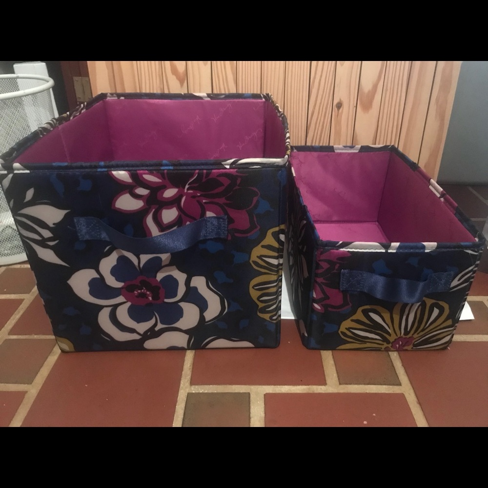 Vera Bradley African Violet Collapsible Cubes